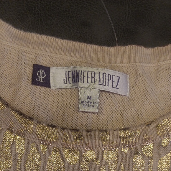 NEW! Jennifer Lopez Pink Leopard Print Blouse - Picture 6 of 10